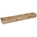 Kobe Rectangular Natural M 90x16x9 cm rechthoekige houten schaal